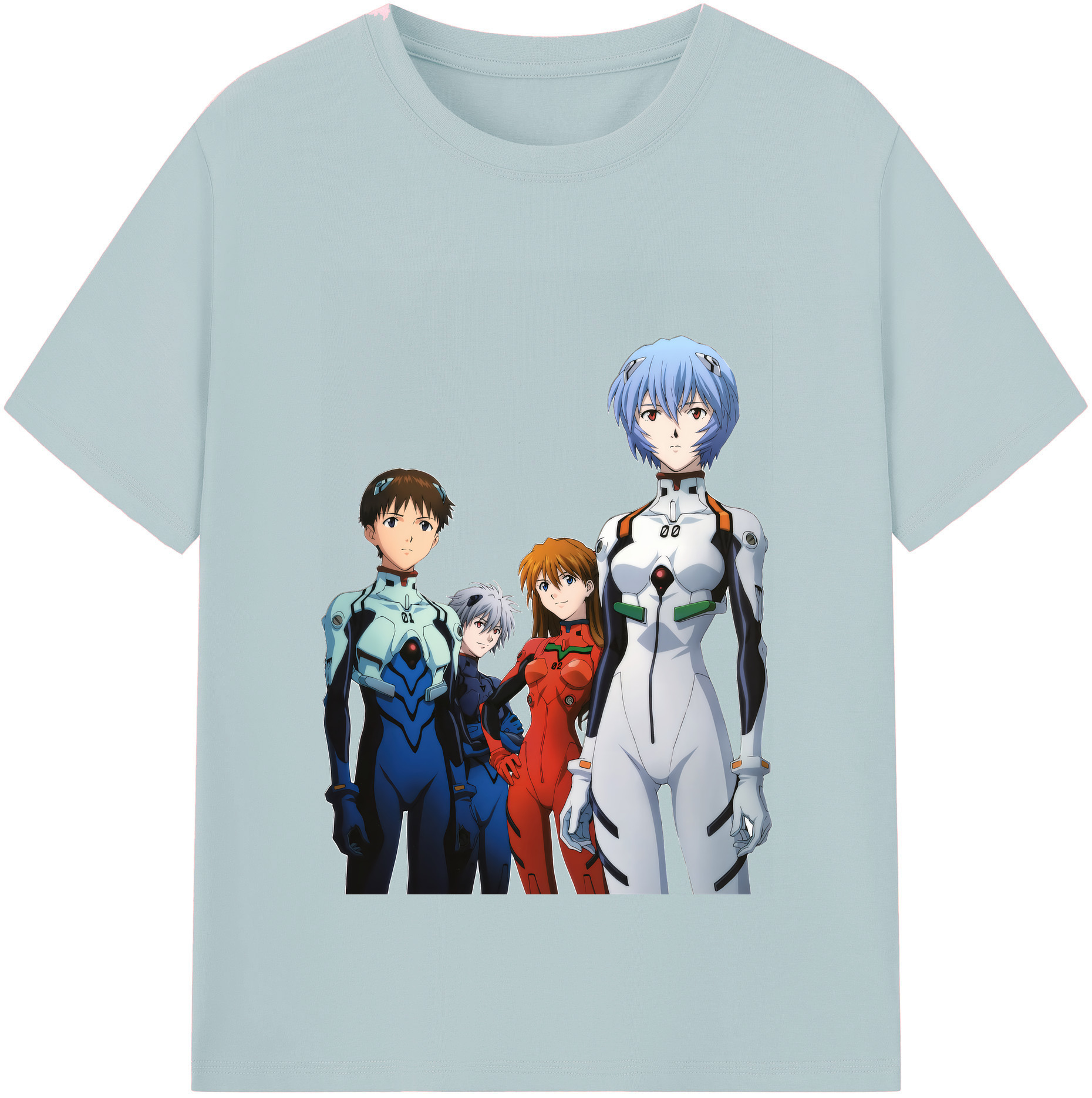 （画像用） EVA 新世紀エヴァンゲリオン 綿100％半袖Tシャツ（フロントプリント）